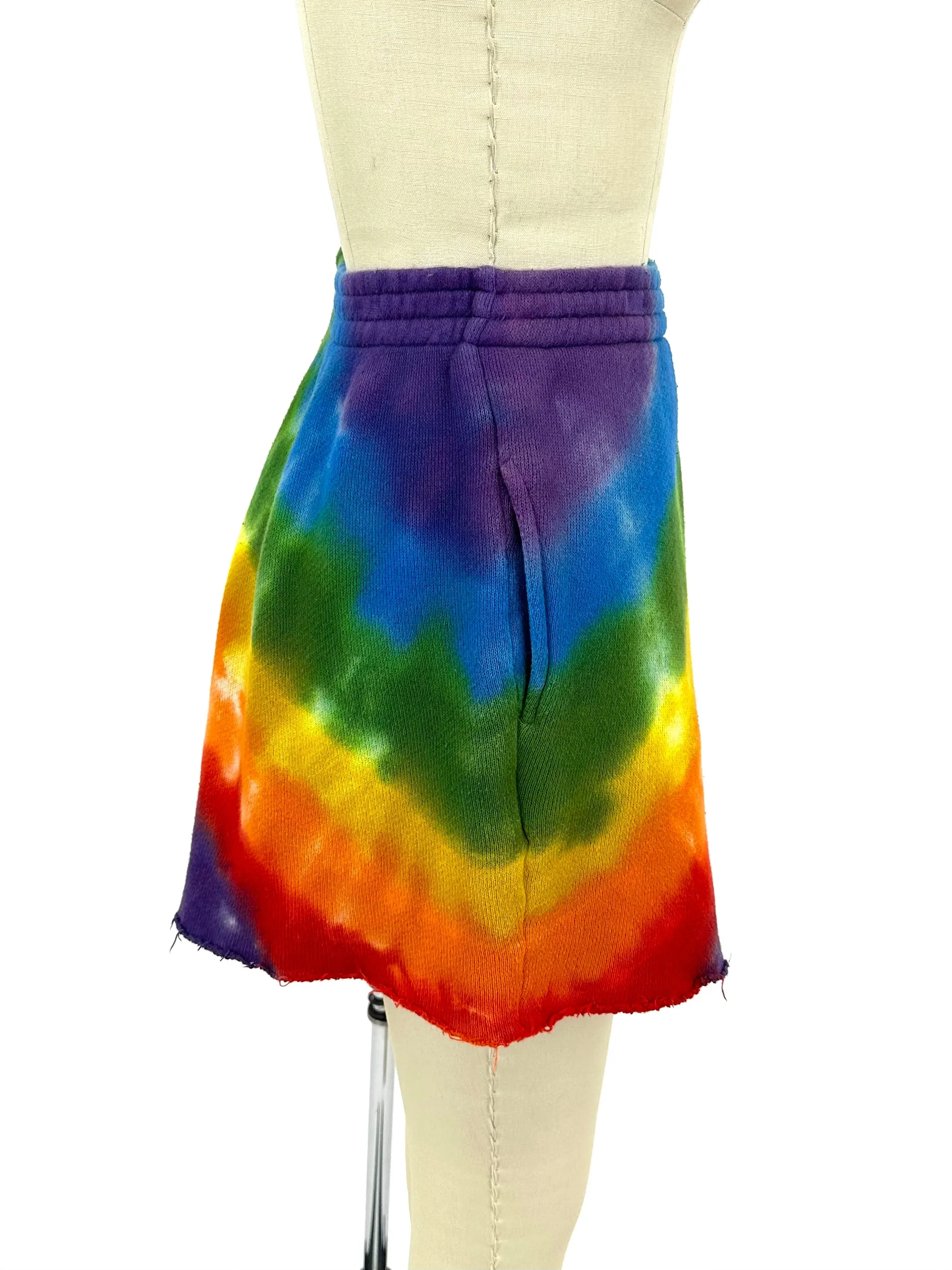 The Elder Statesmen Rainbow Void Shorts