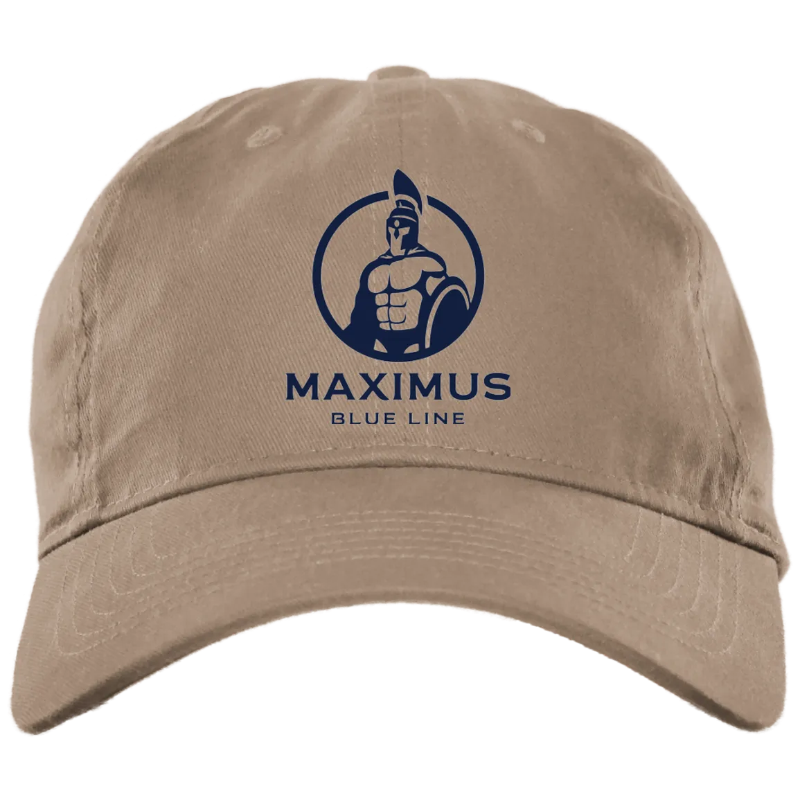 The Maximus Blue Line logo Dad hat