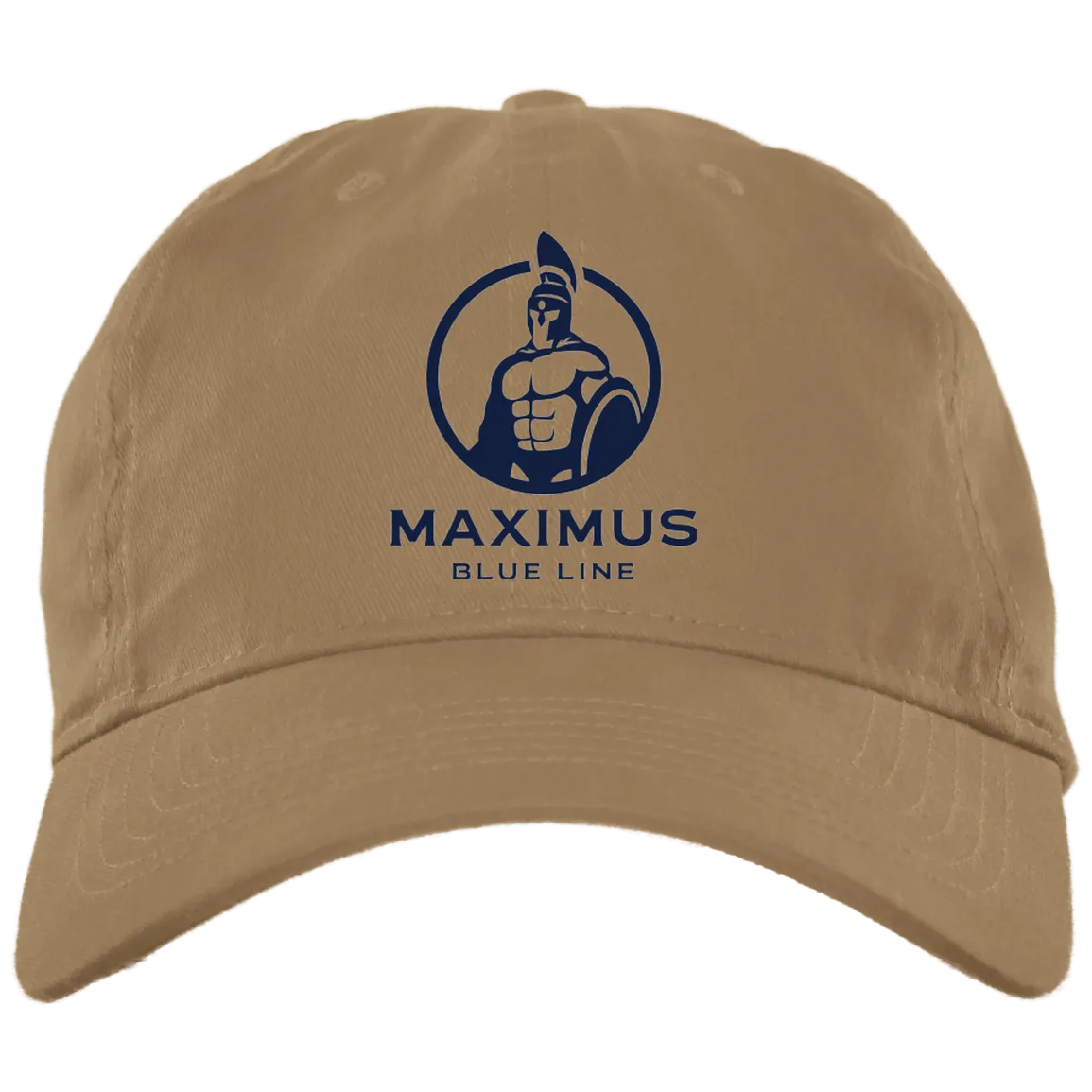 The Maximus Blue Line logo Dad hat