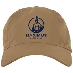 The Maximus Blue Line logo Dad hat