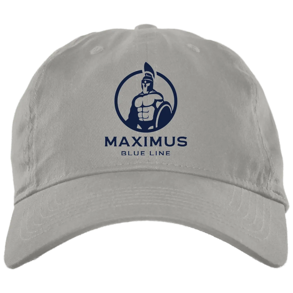 The Maximus Blue Line logo Dad hat