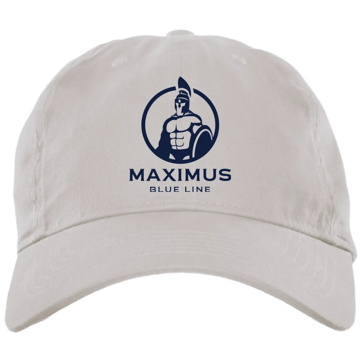 The Maximus Blue Line logo Dad hat
