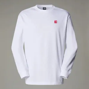 The North Face Men's Axy's Oversized Long Sleeve Tee White