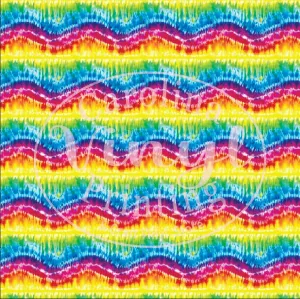 Tie Dye Stripes - Printed Vinyl
