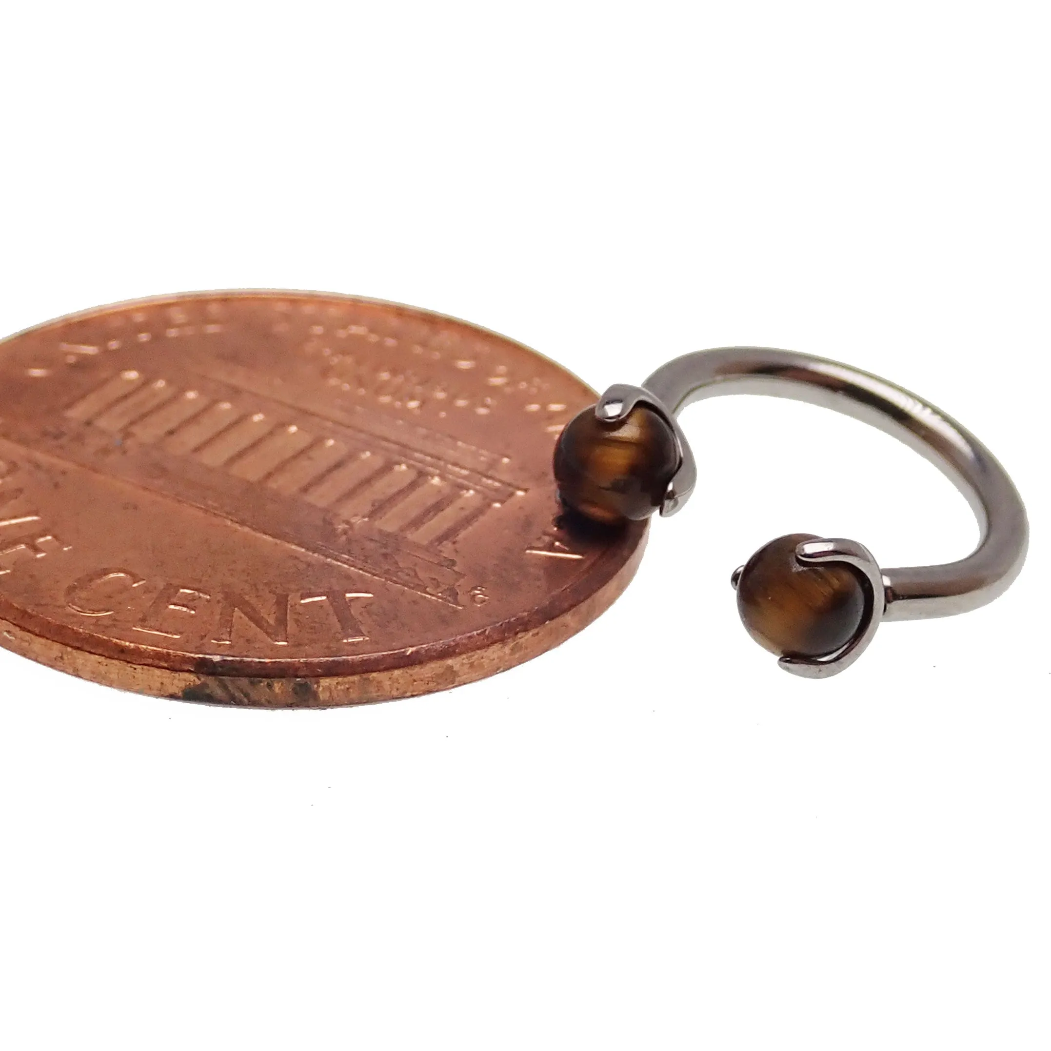 Tiger's Eye Horseshoe 16g