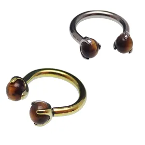 Tiger's Eye Horseshoe 16g