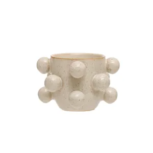Tiny Speckled Orb Planter