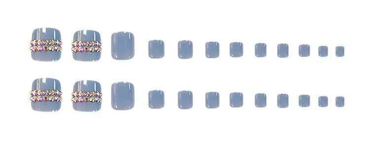 Toe Nails Aquamarine