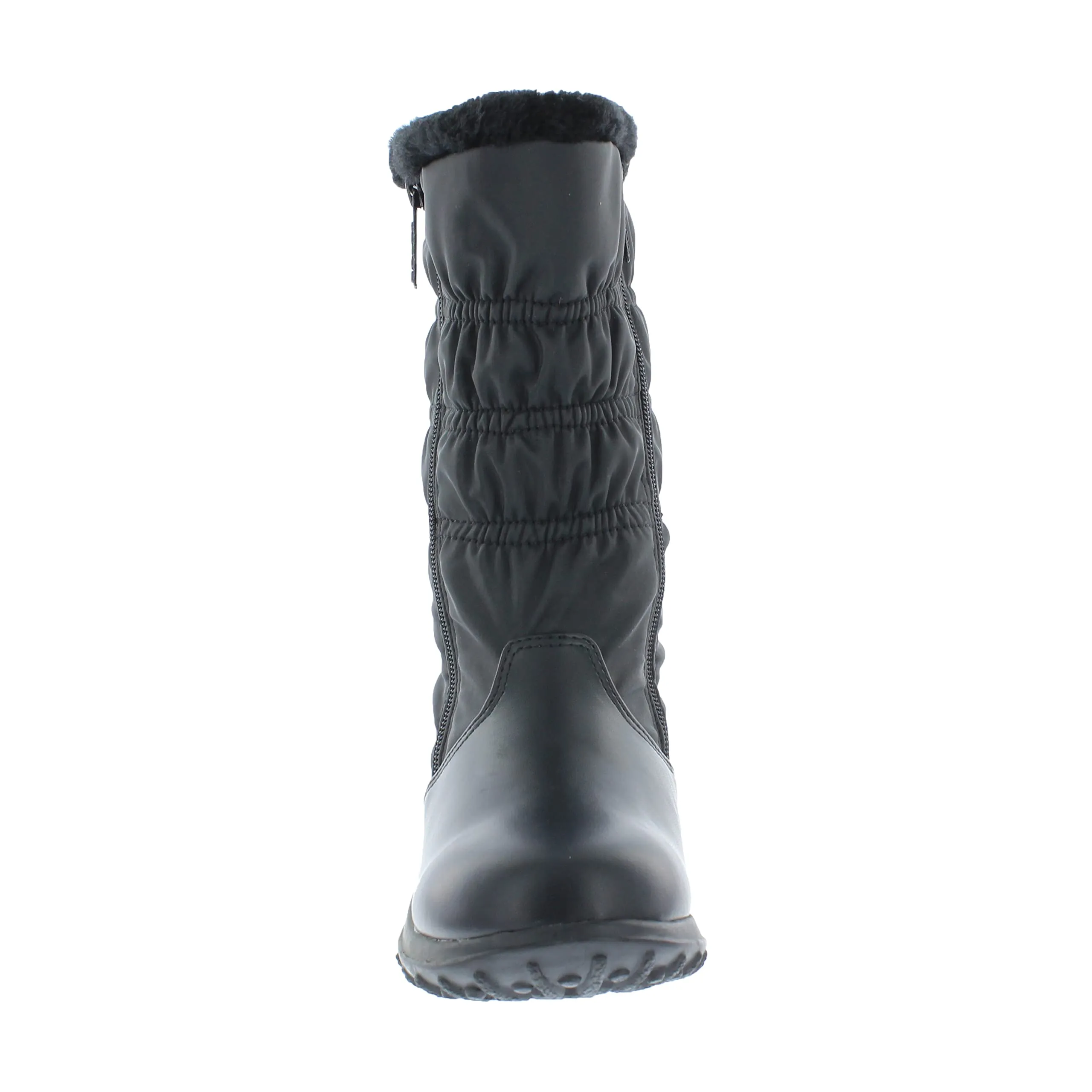 totes Womens Madina Snow Boots, Black, 8