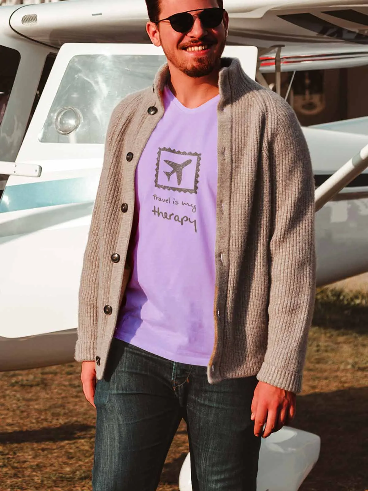 Travel is my Therapy |  Printed T shirt