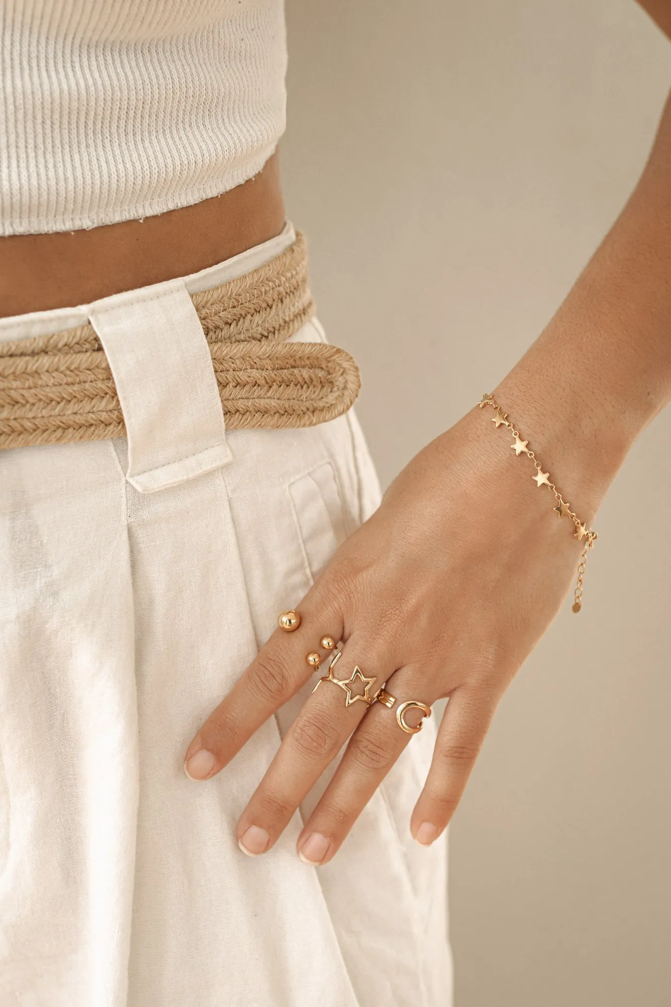 Triple Orb Ring