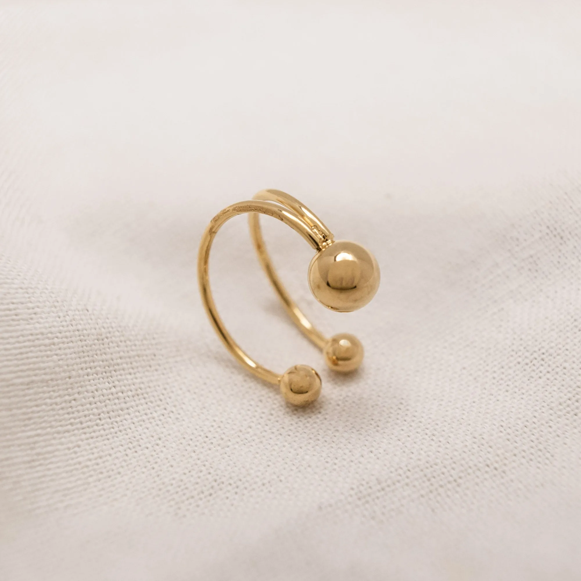 Triple Orb Ring