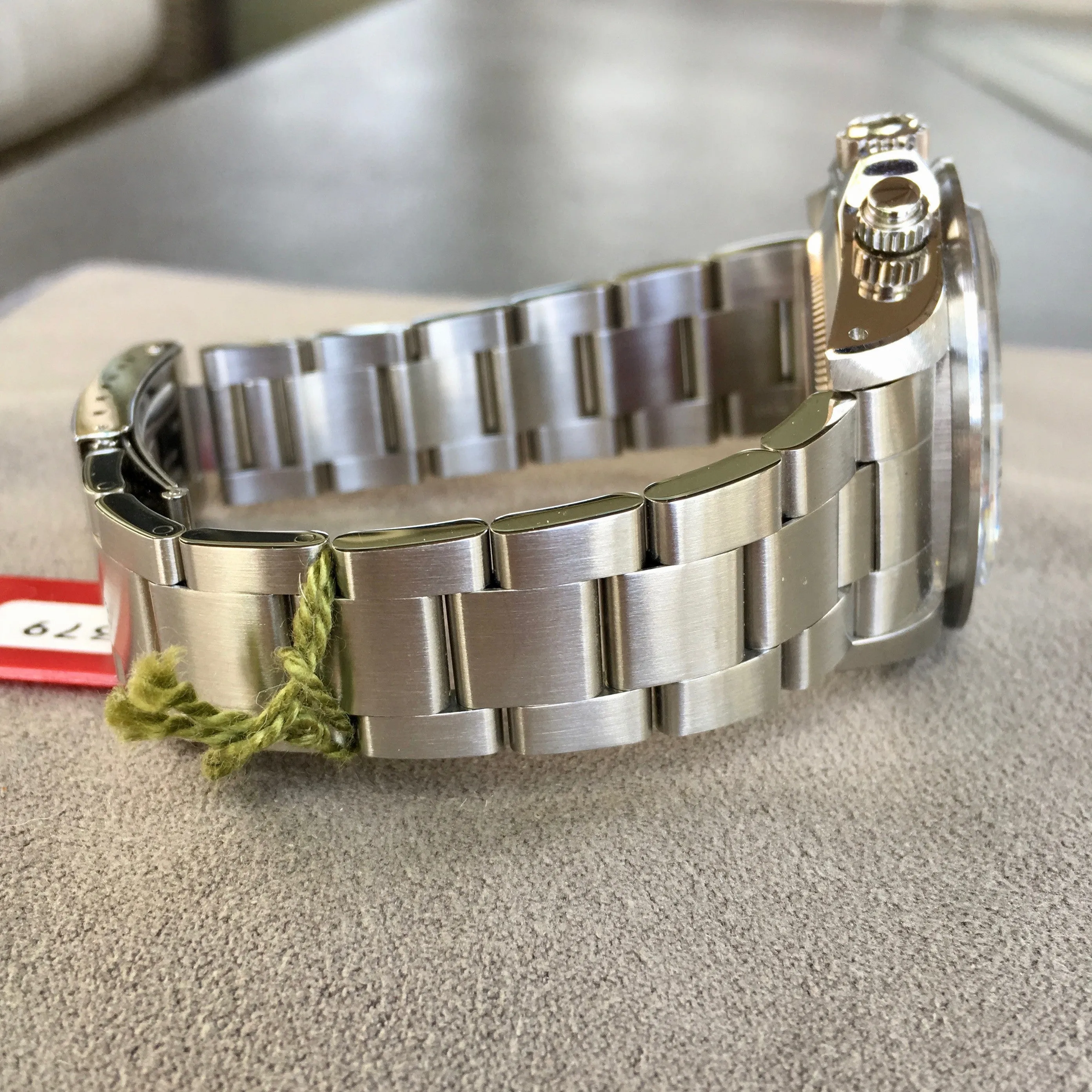 Tudor Big Block 79180 Steel Chronograph Panda Watch Like New Old Stock w/ Box & Papers Circa 1993