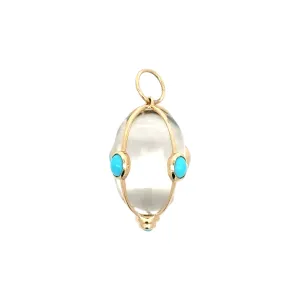 Turquoise Crystal Orb