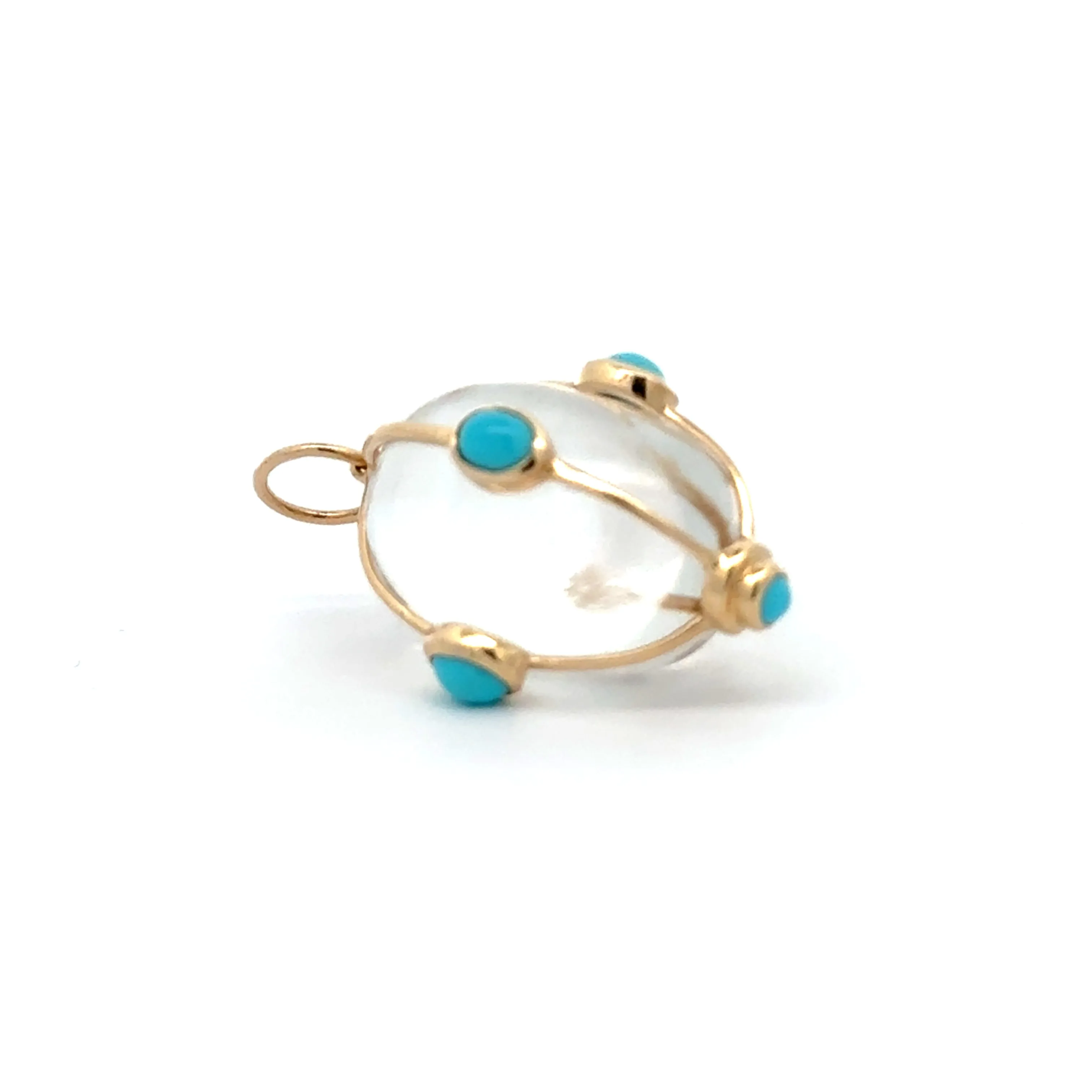 Turquoise Crystal Orb