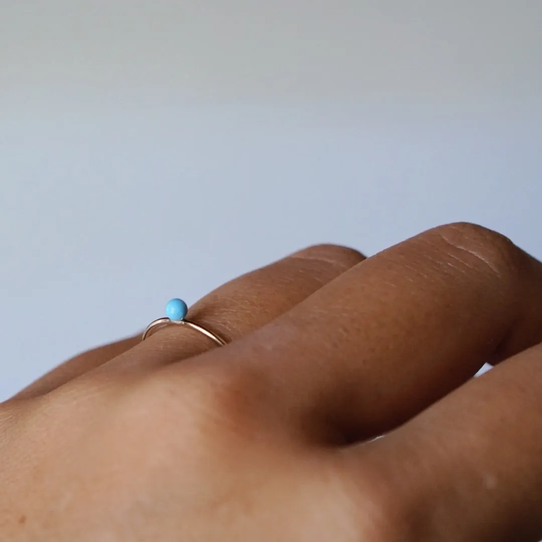 Turquoise Orb Ring