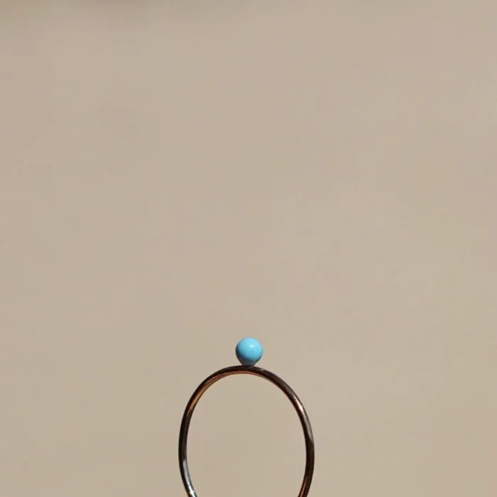 Turquoise Orb Ring