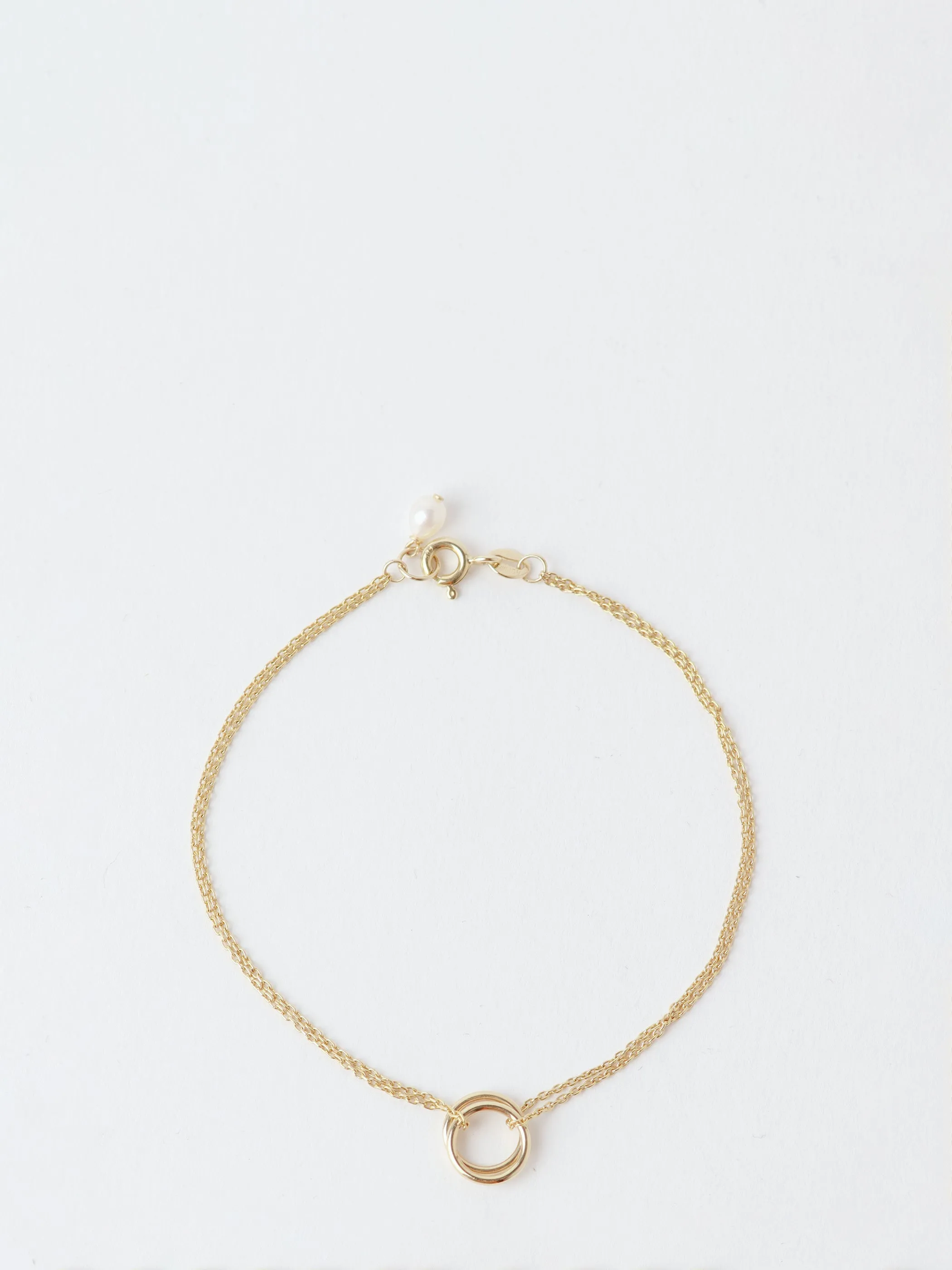 Twin Gold Orb Bracelet
