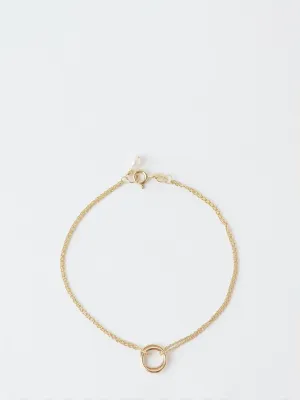 Twin Gold Orb Bracelet