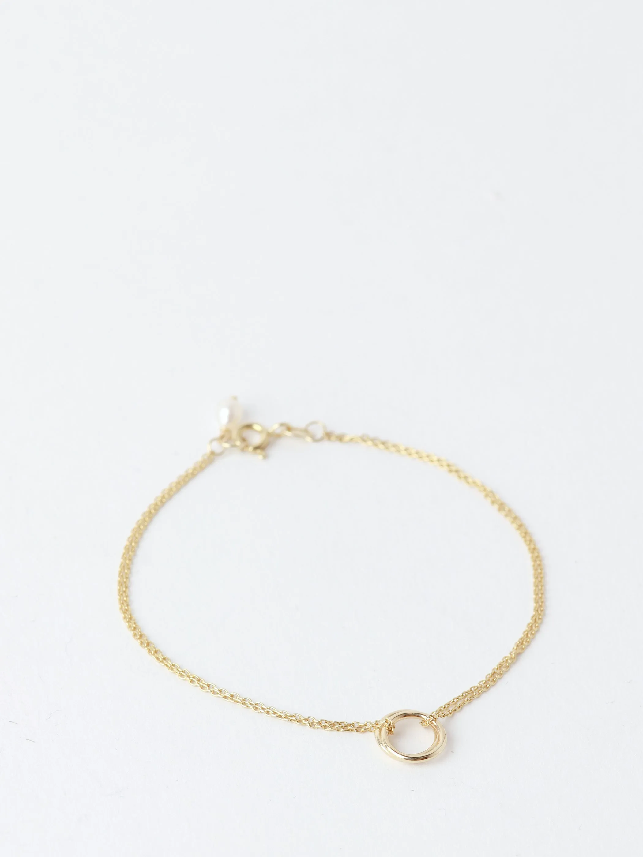 Twin Gold Orb Bracelet