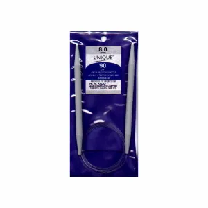 UNIQUE KNITTING Circular Knitting Needles 90cm (36″) Plastic - 8mm/US 11