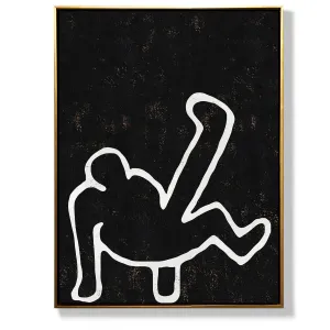 Vertical Abstract Dancing Man Painting H205VR