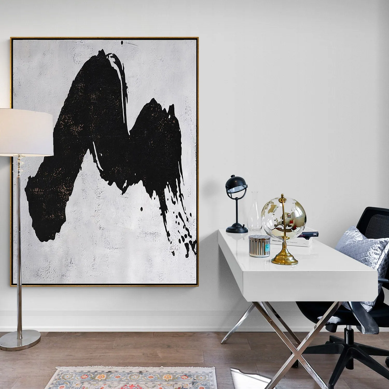 Vertical abstract Landscape painting H31V