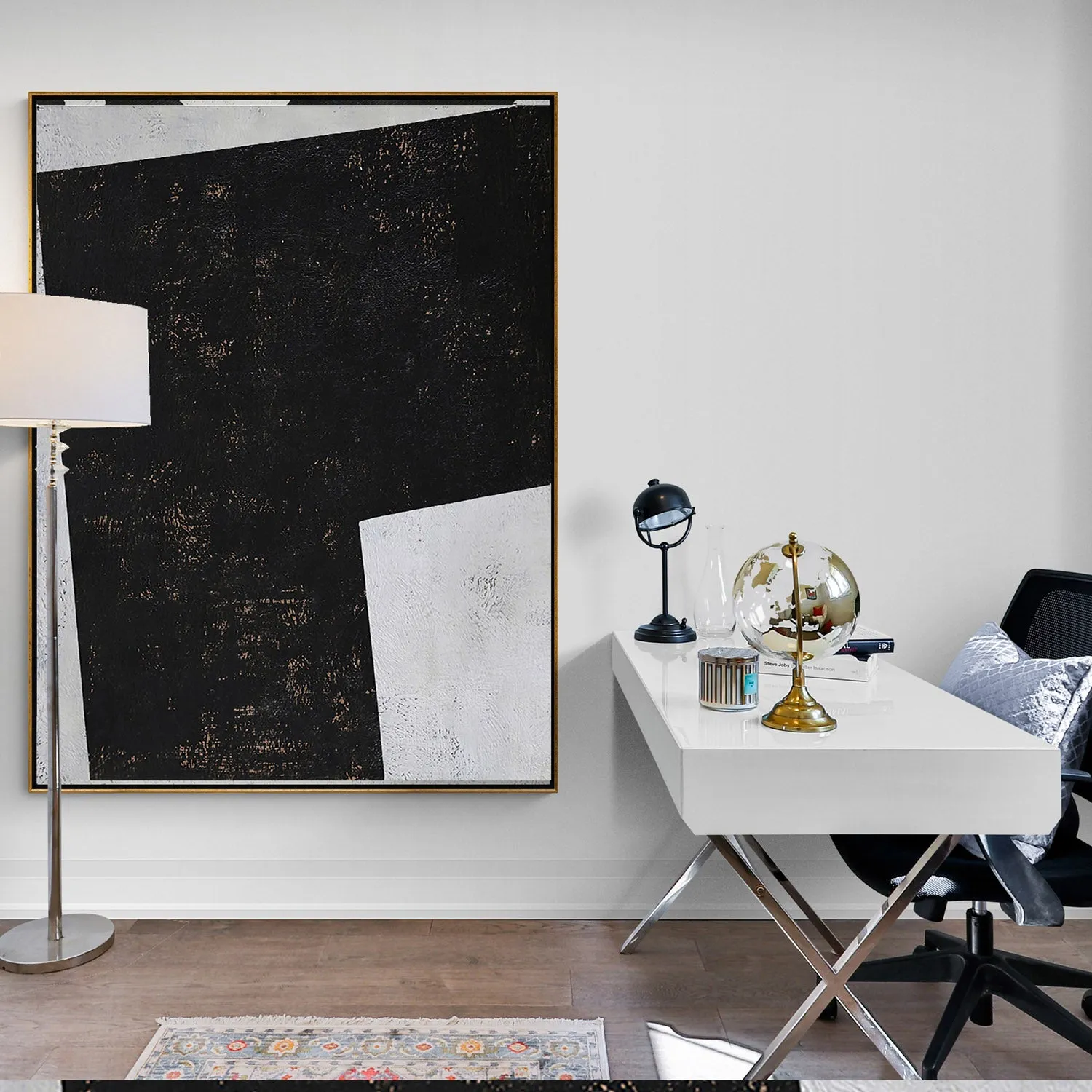 Vertical Geometric Painting H127V