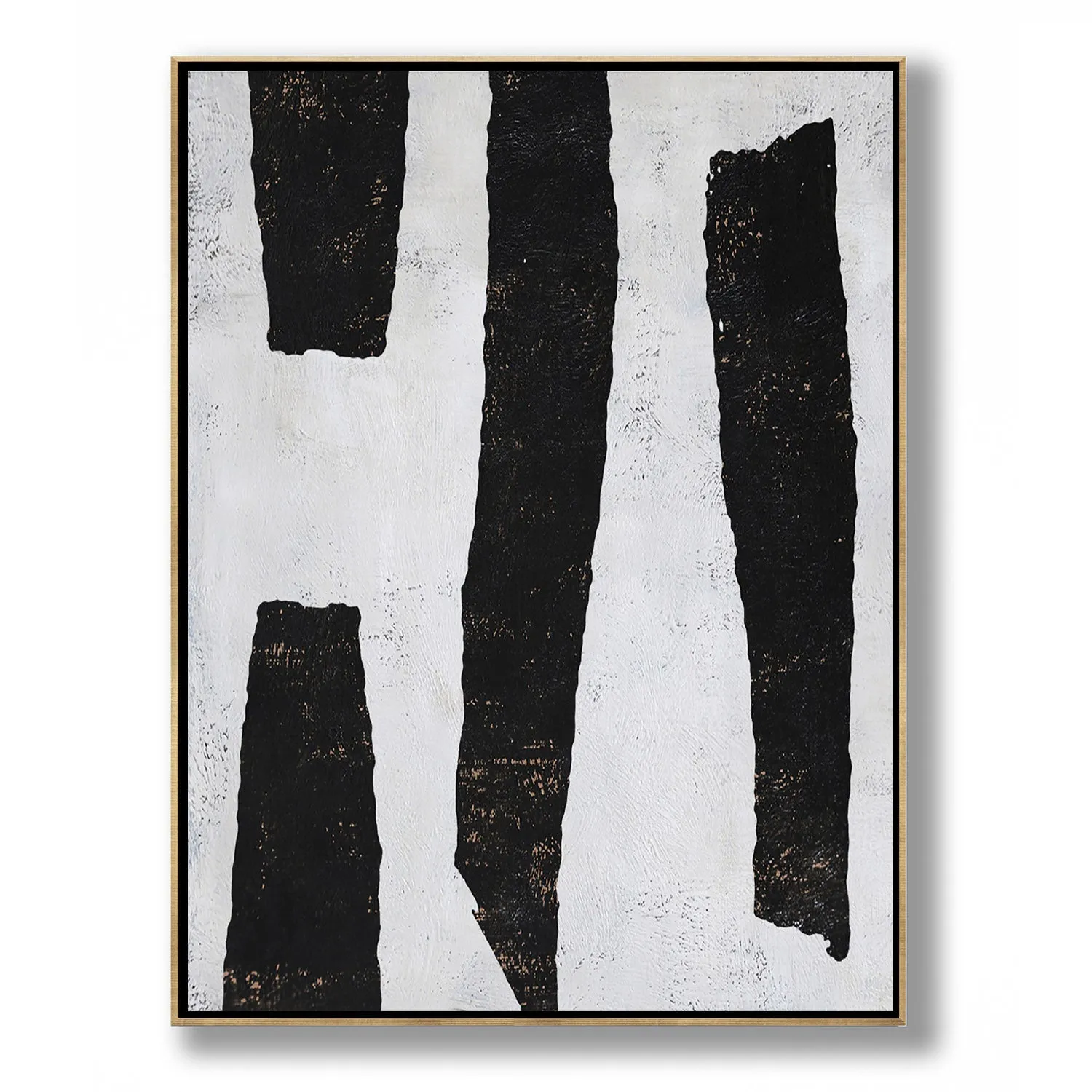 Vertical Minimal Abstract Art H146V