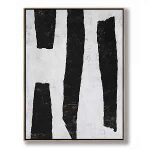 Vertical Minimal Abstract Art H146V