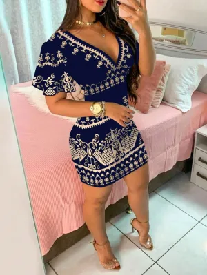 Vestido Retro Ajustado para Mujeres