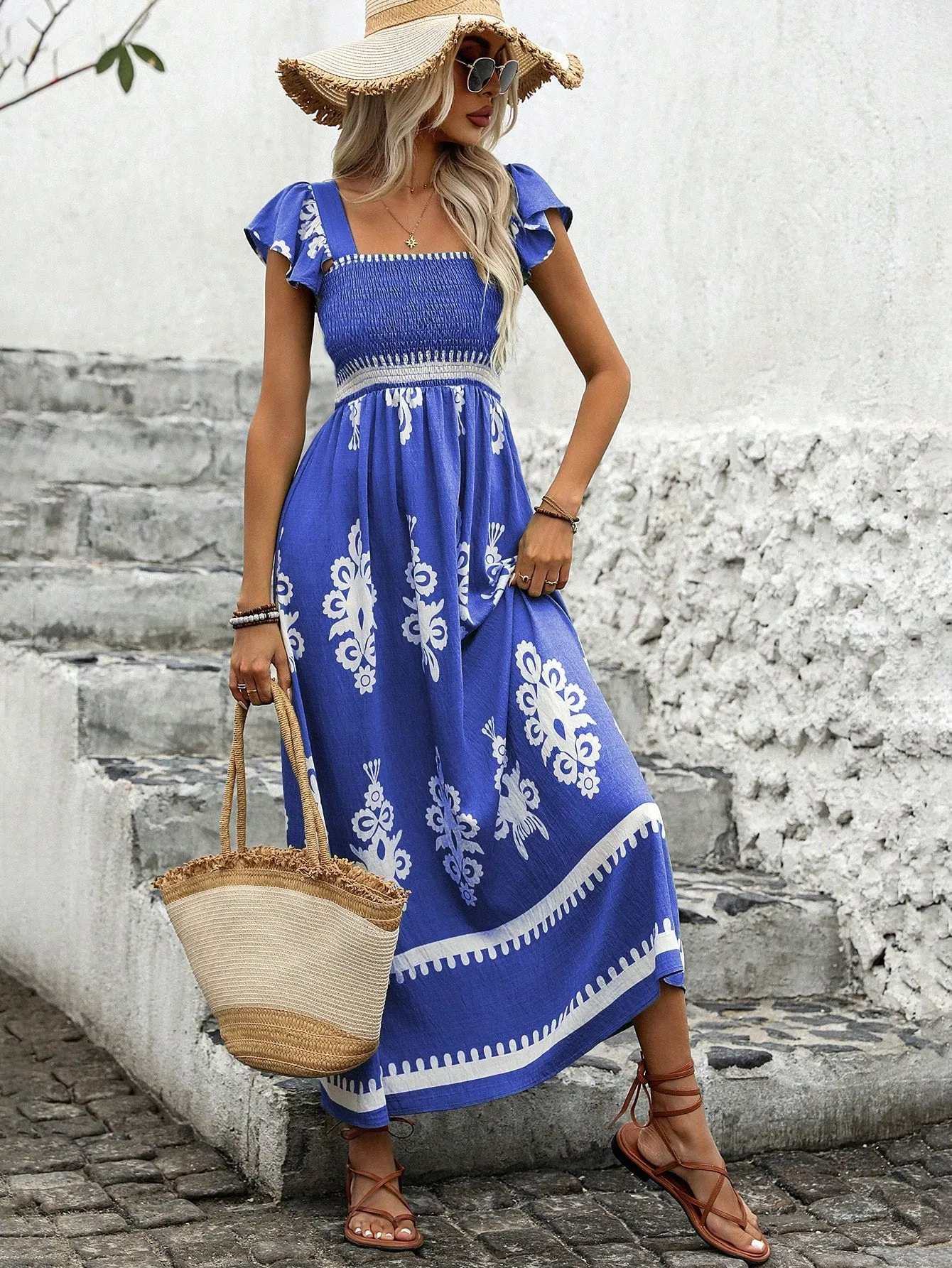 Vestido Vintage de Verano en Cherry Vibes