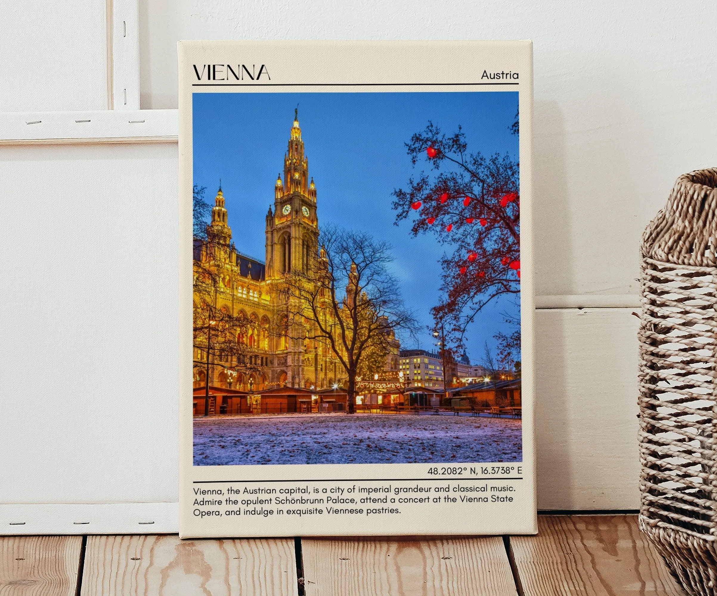 Vienna Minimal Wall Art, Austria