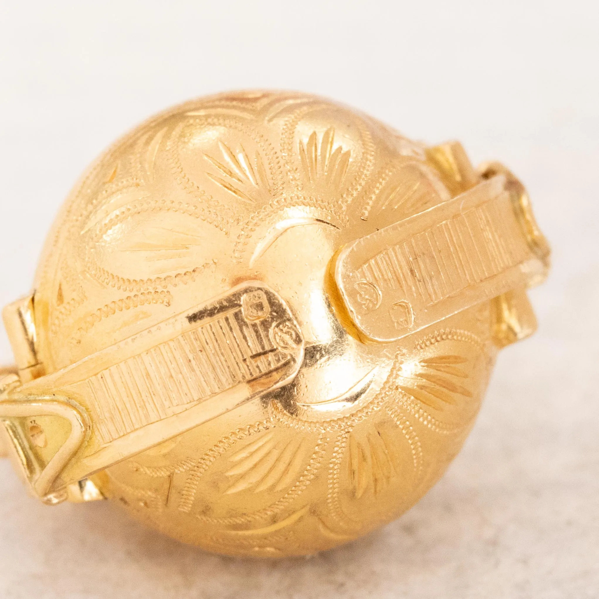Vintage Orb Locket Pendant