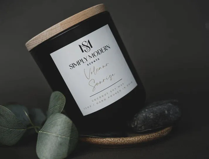 Volcano Sunrise | Coconut Soy Wax Candle