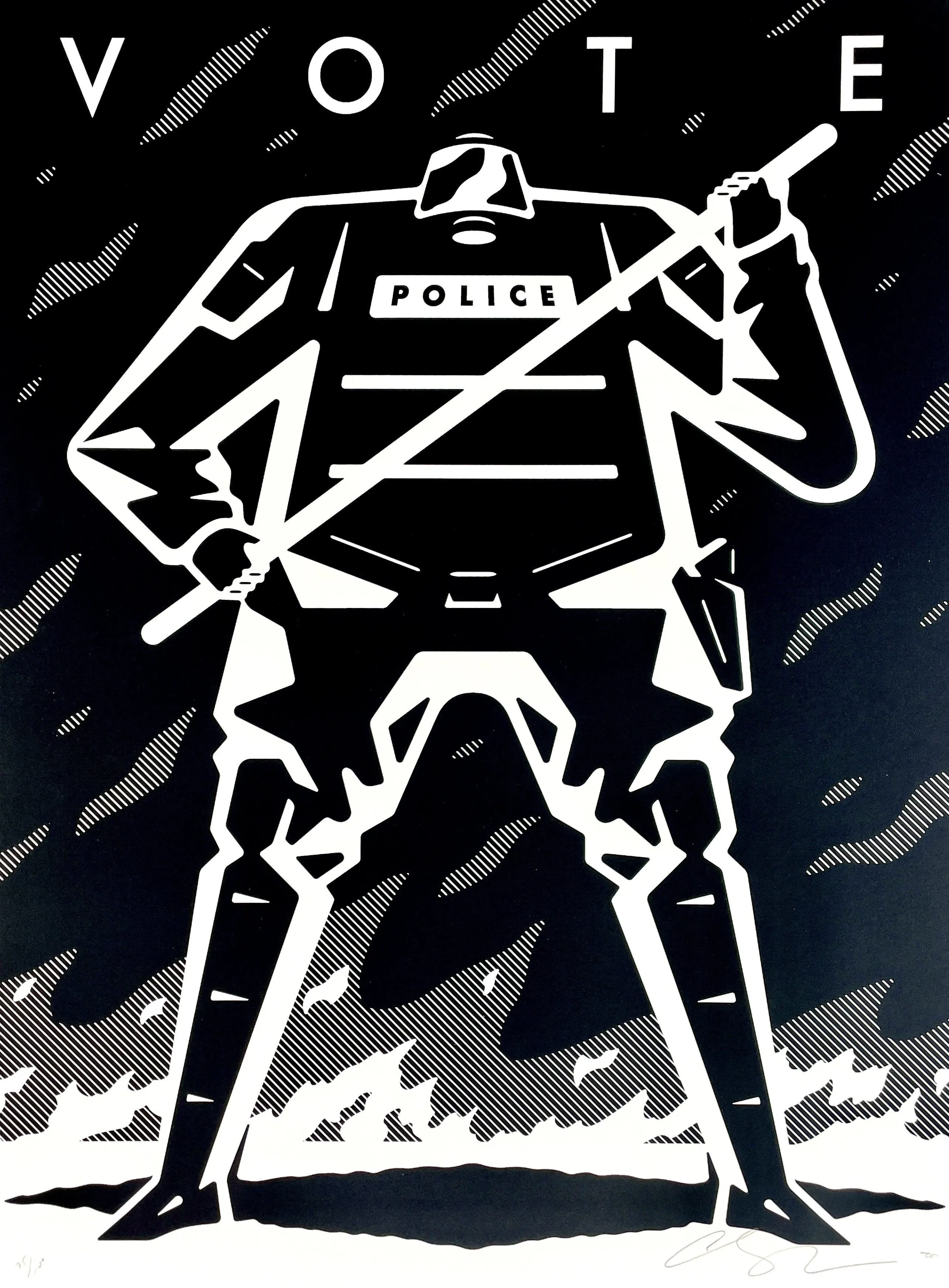 Vote II (Black/White)