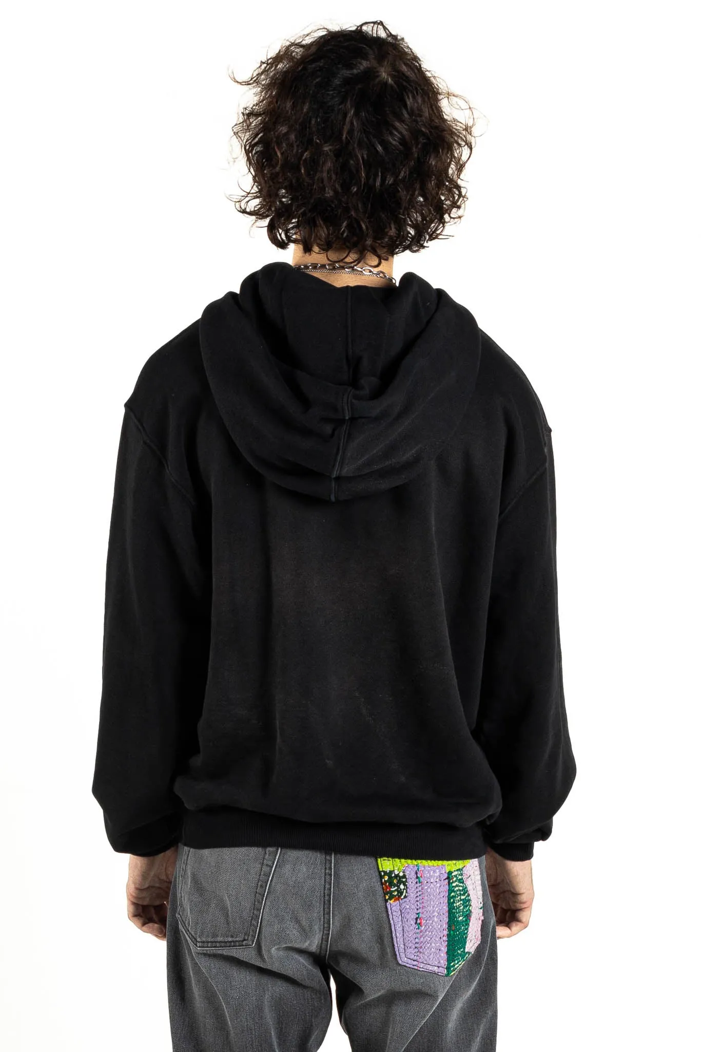 Waving Alchemist Hoodie - Tiffany - Black