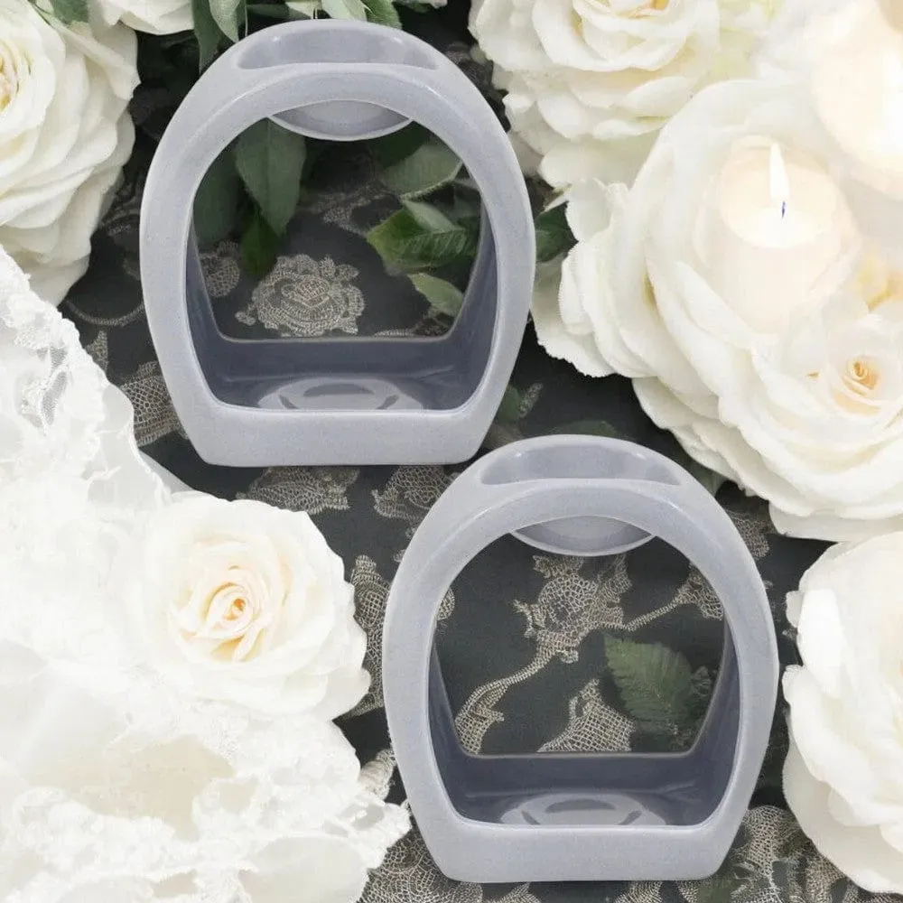 Wax Oil Warmer Grey Round Orb - 2 Pack - Ideal Gift