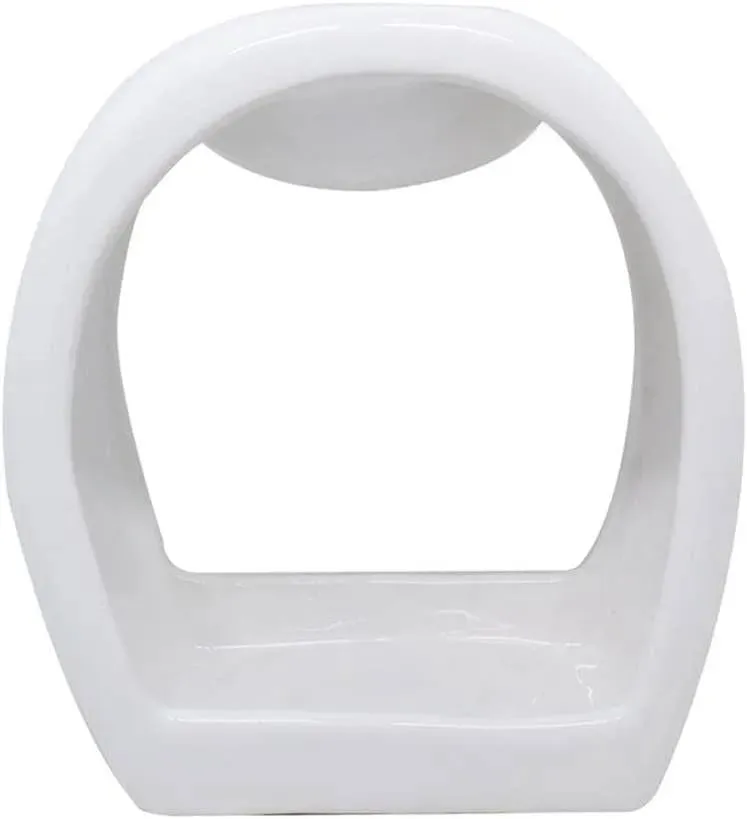 Wax Oil Warmer White Round Orb - 2 Pack