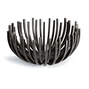 Webbed Bowl Circle (Blackened Iron)