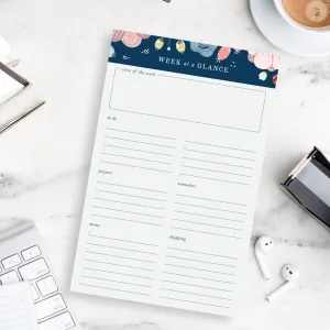 Week at a Glance Notepad