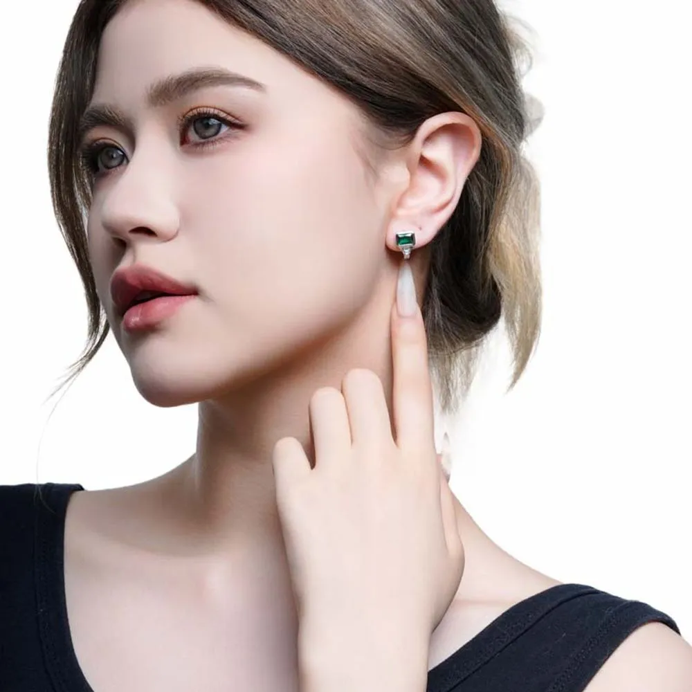 WIC | Elegant Emerald Earrings
