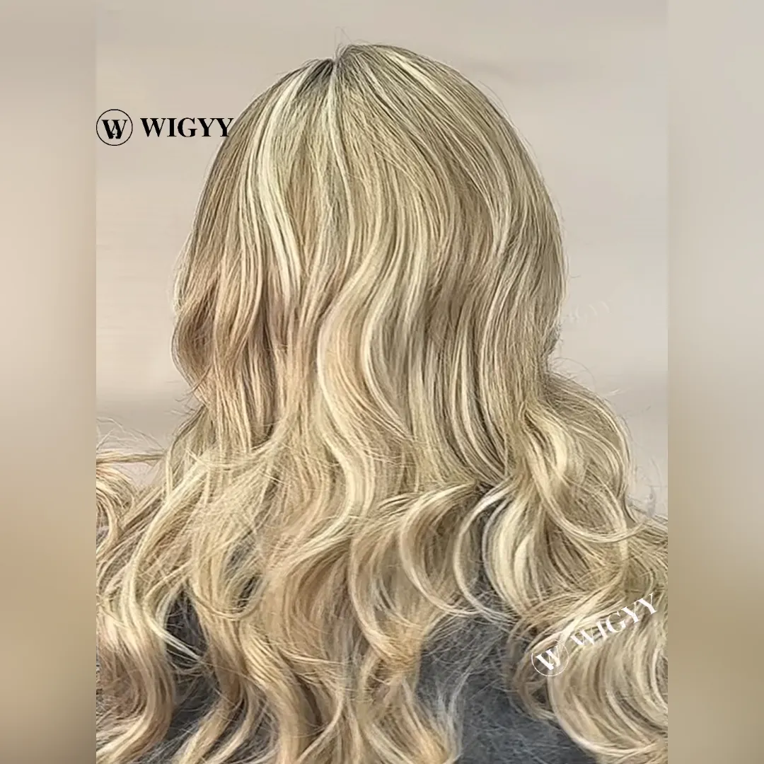 Wigyy Highlighted Curl Daily Use Elegant Wig