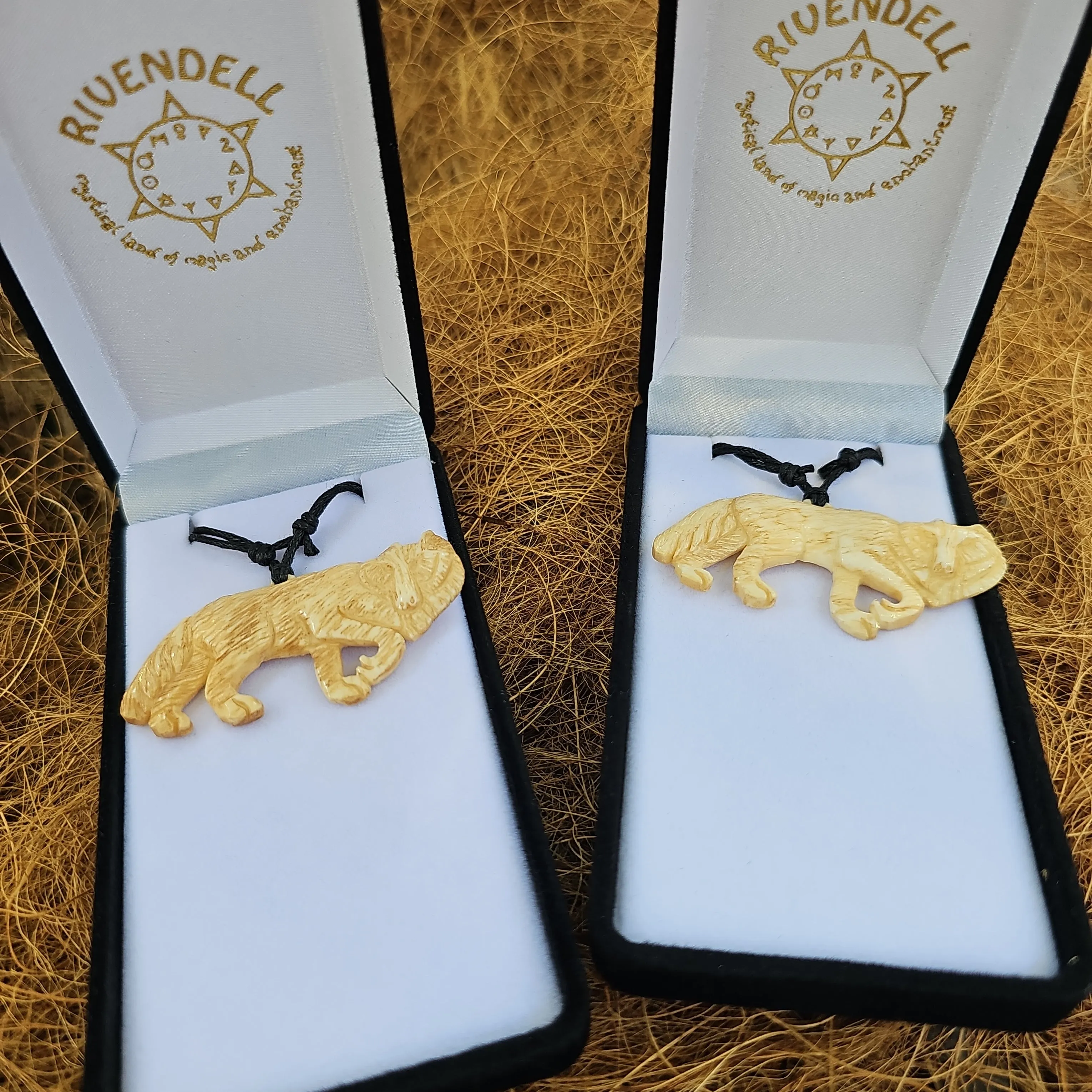 Wolf Bone Carving