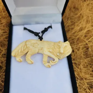 Wolf Bone Carving