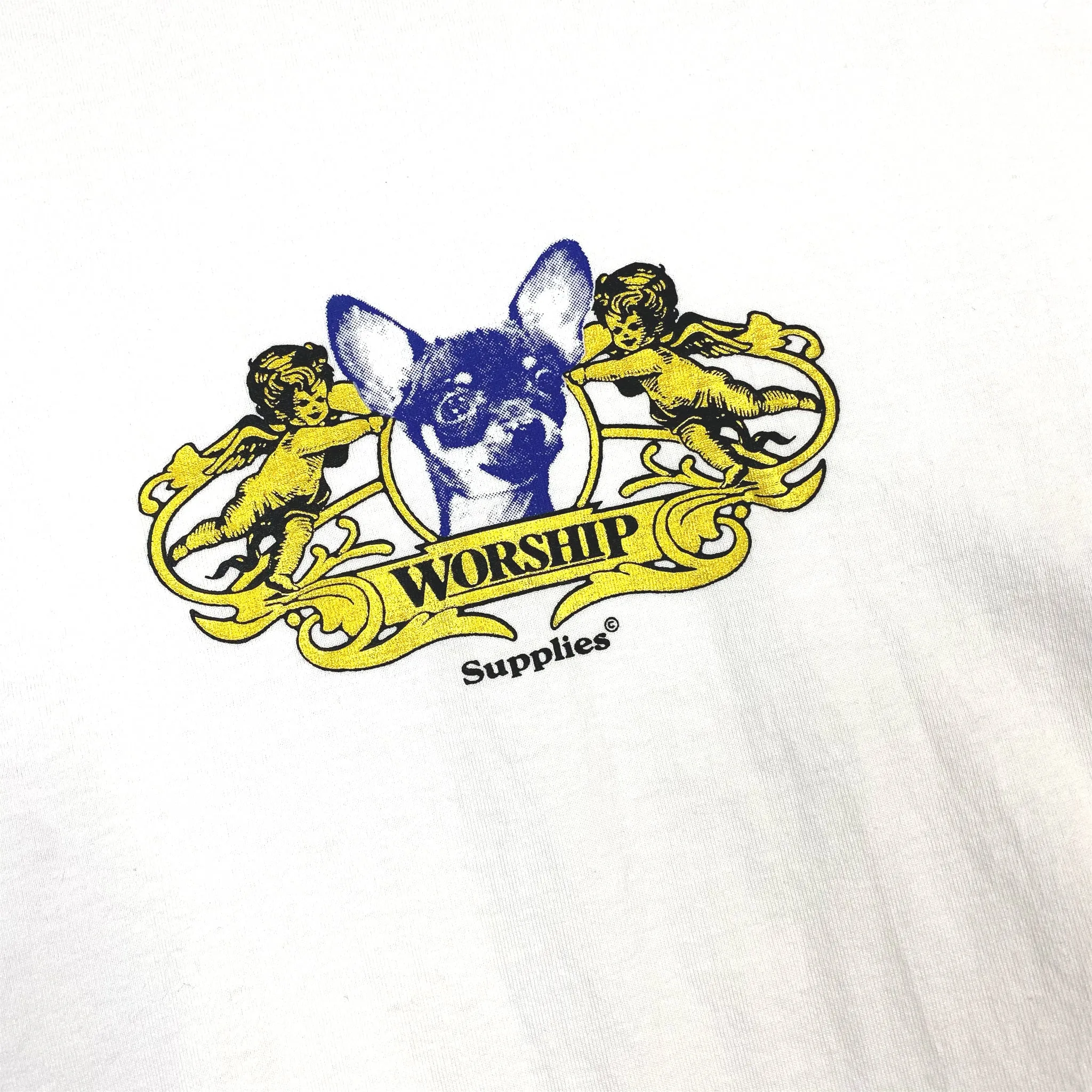 Worship Hank Tee White