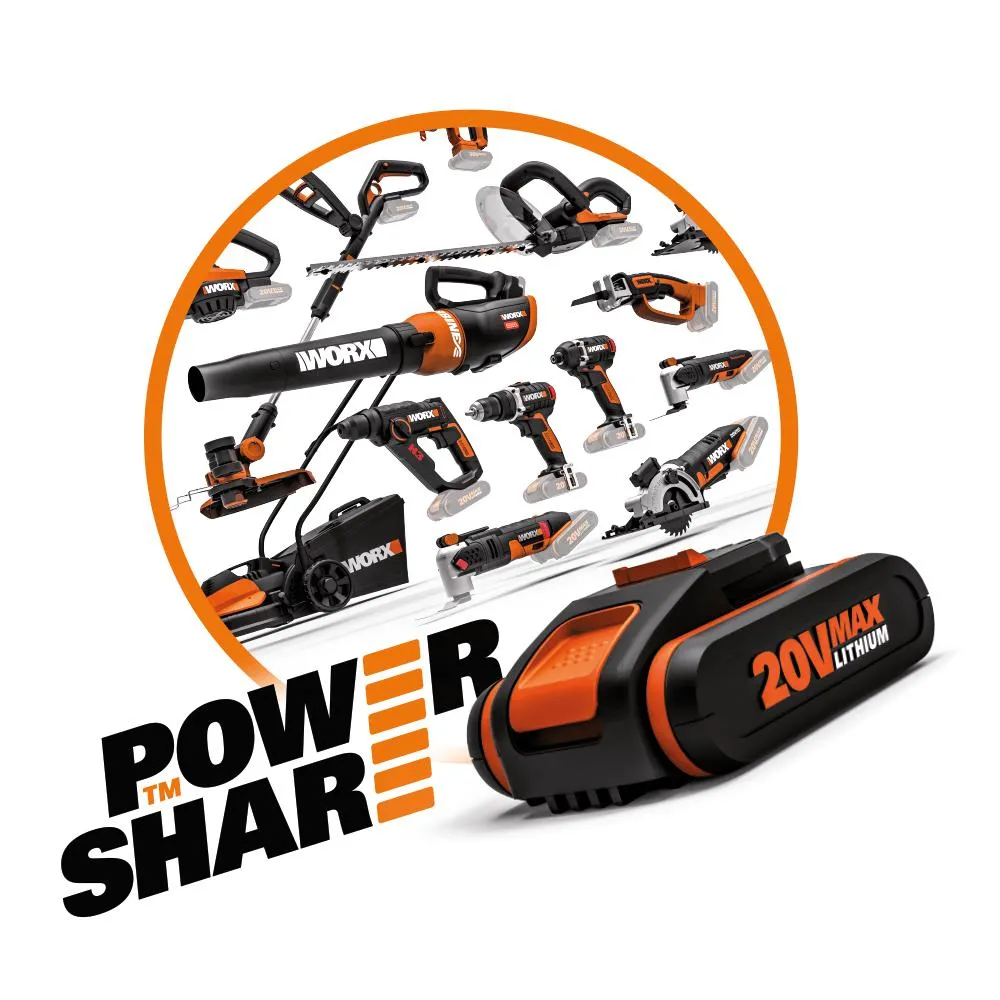 Worx 20V Powershare Circular Saw – WX529.9 – بدون بطارية