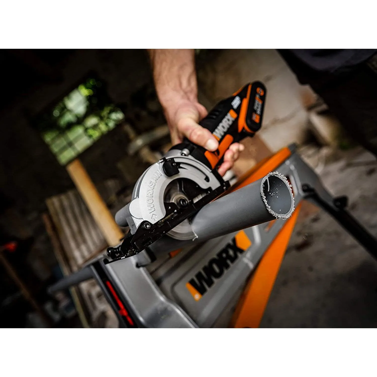 WORX WX527.9 18V (20V Max) Worxsaw Cordless Compact Circular Saw  بدون شاحن او بطارية